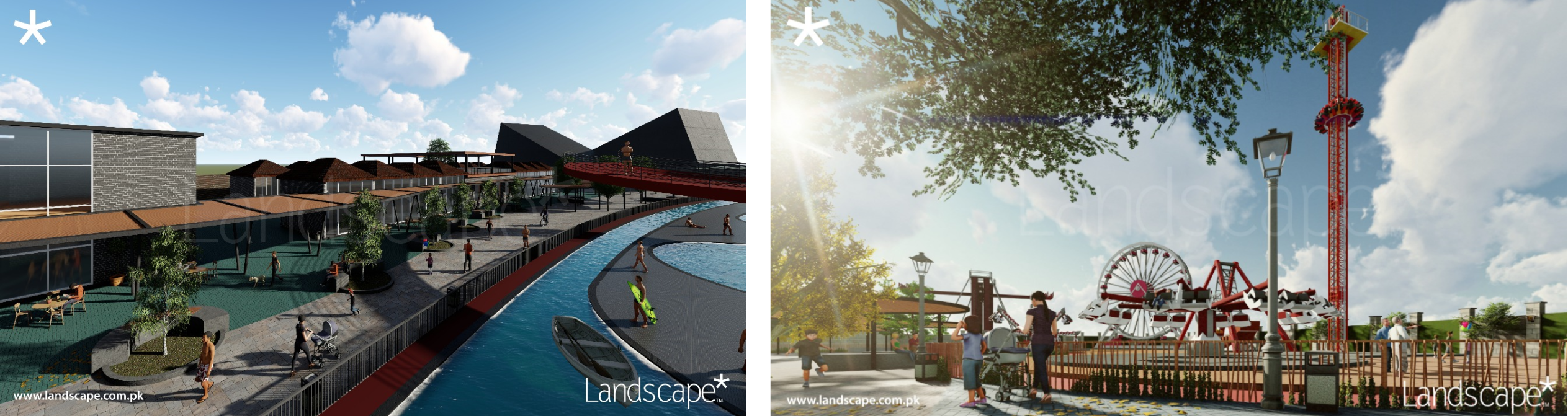 Aquatic Amusement, Amphitheatre and Walk-throughs