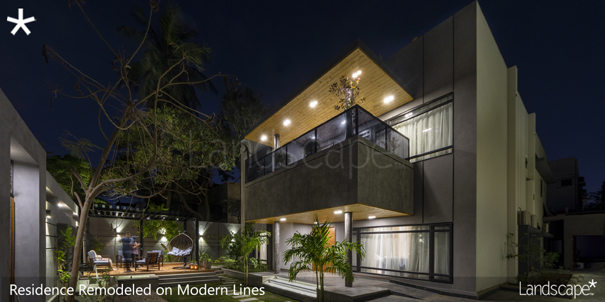 Residence Remodeled on Modern Lines