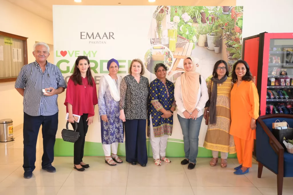 JURY AT THE EMAAR RESIDENCES GARDEN COMPETITION