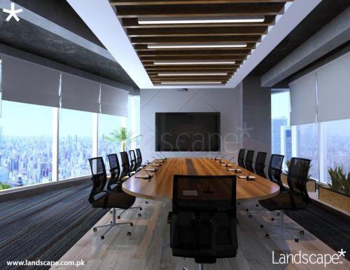 Conference Room with a View to the City