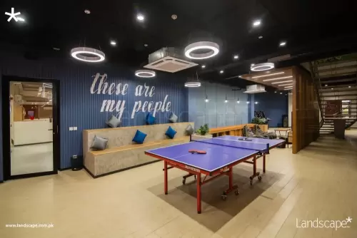 Table Tennis in Game Room