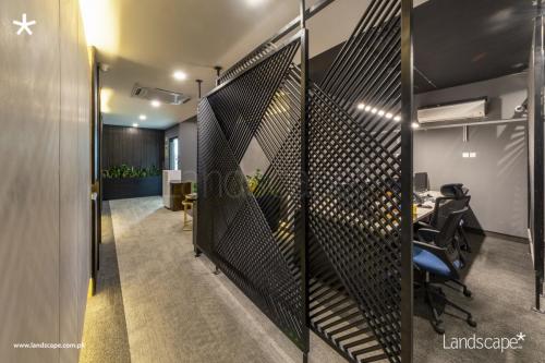 Metal Screens to Add Visual Distinction and Define Spaces 