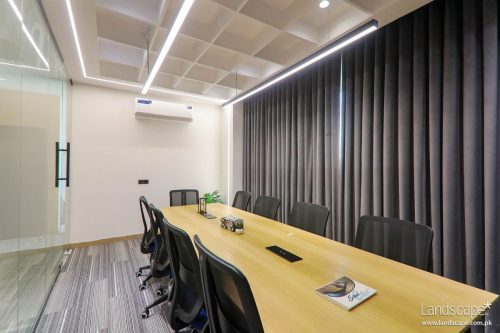 Curtains In Conference Room for Acoustics