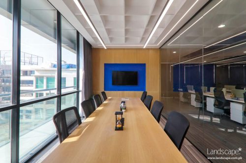 Media Wall In Conference Room